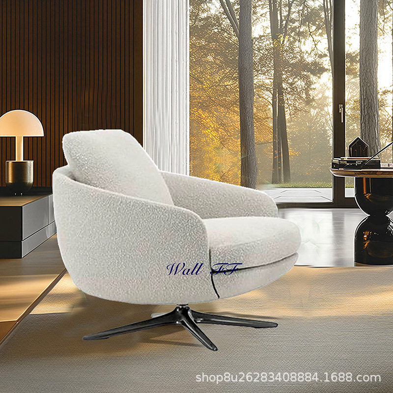 拉斐尔扶手椅定型棉设计师单人沙发创意休闲客厅阳台布艺旋转椅定,住宅家具,椅子,淘宝优惠券,粉丝福利购,淘宝优惠卷