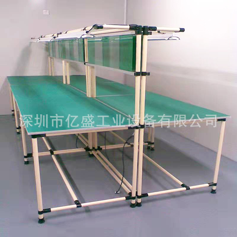 厂家供应不锈钢工作台 防静电周转车 铝型材防静电作业台免费安装