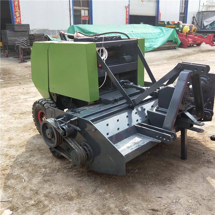 秸秆粉碎打捆机全自动玉米秸秆稻草麦草捡拾打捆机农用圆捆打包机