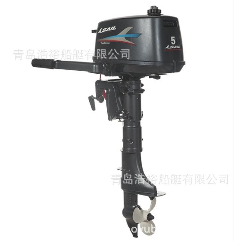 价格便宜国产泰格SAIL二冲程2.6/3.5/4/5/8/9.8匹船舷外机橡皮艇