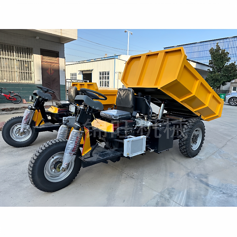 柴油动力自卸三轮车 液压翻斗断气刹 工地拉料农用车厂家货源