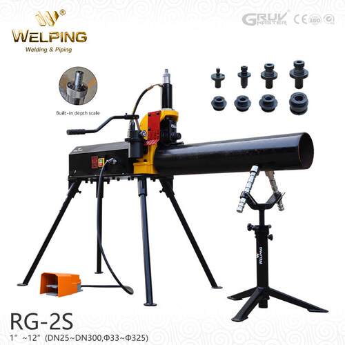 RG-2S电动液压滚槽机1“-12”消防管压槽机格福玛DN25-300