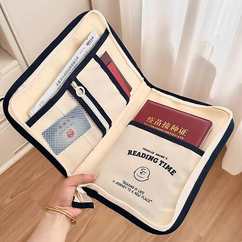 家用出生证和疫苗本保护套证件收纳包家庭婴儿宝宝证件文件收纳袋