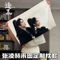 Customized pillowcases for Zhang Linghe, star products for Zhu Yu and Xie Zheng, dormitory sleeping pillows, throw pillows and cushions, gifts for friends thumbnail 4