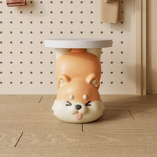 凳家用门口入户进客厅创意小凳子搬新家乔迁新居礼物 可爱柴犬换鞋