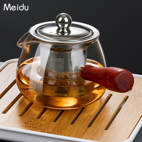 公道杯侧把茶壶茶漏一体泡茶壶煮茶单壶电陶炉茶具装
