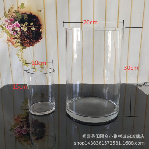 大号圆柱形直筒瓶小号杯子马醉木瓶圆筒水培瓶