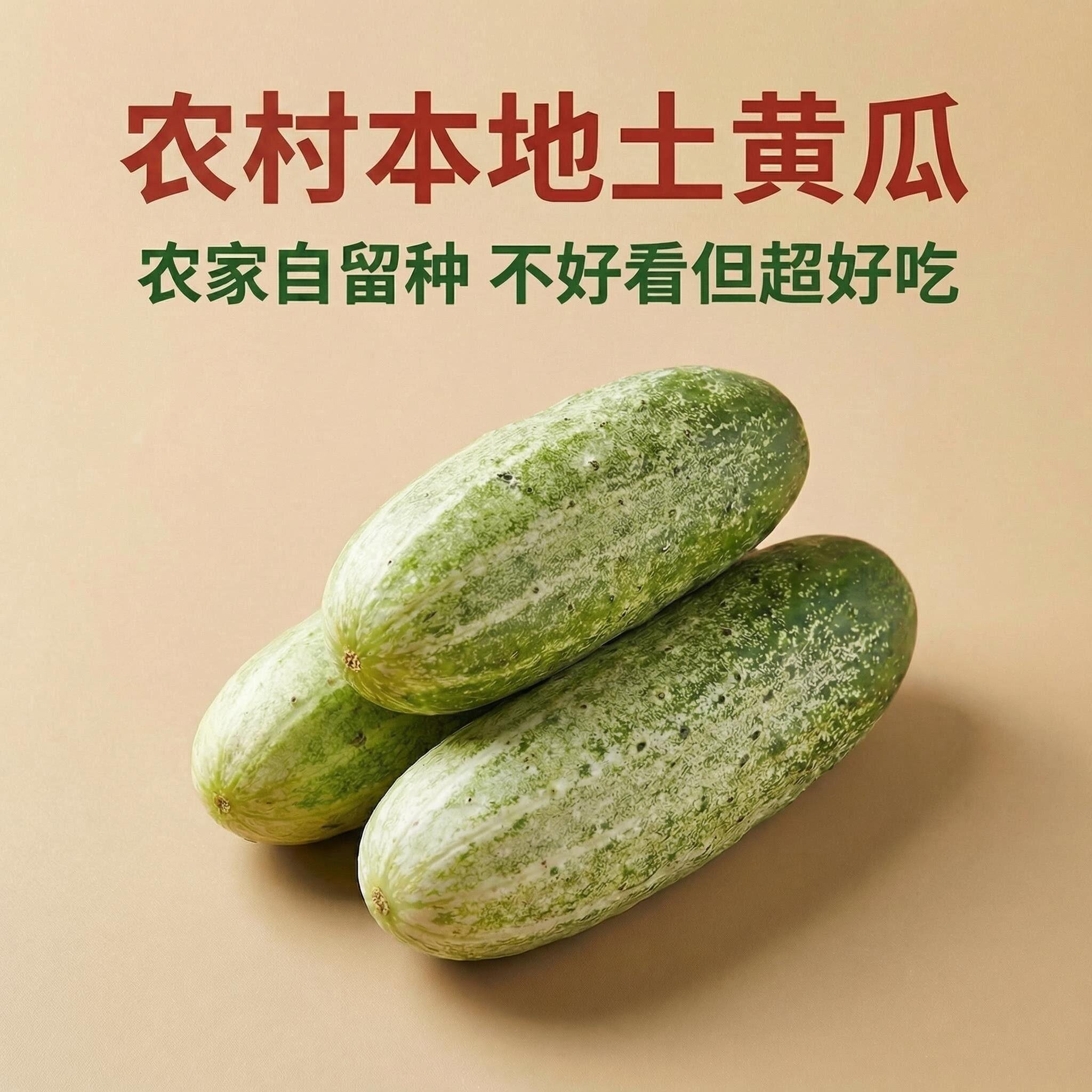 老品种农家本地土黄瓜老黄瓜水果黄瓜传统种植无狠活生吃清炒健康