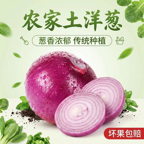 农家土洋葱小洋葱农家自留种露天传统种植香浓健康口感好 - 封面