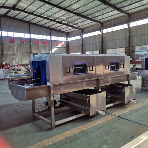 全自动连续式清洗周转筐豆制品筐清洗机周转托盘洗箱机