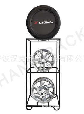 宁波北仑厂家直销铝车轮架存储货架可拆卸汽车轮毂展示架陈列架