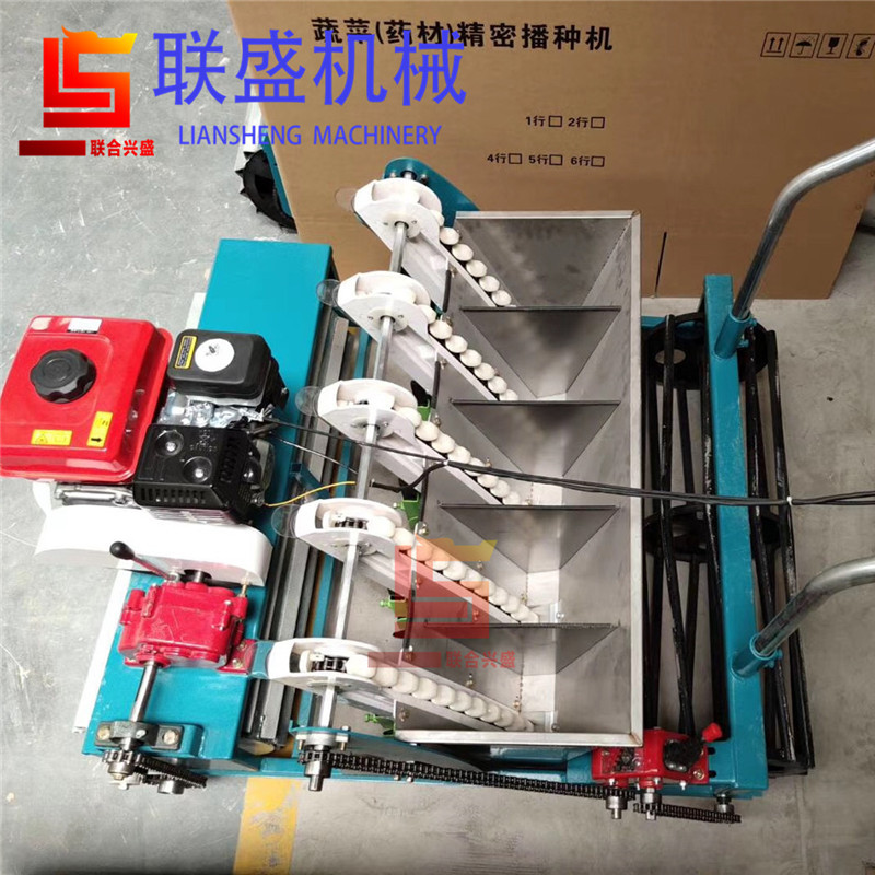 农用大蒜播种机 小四轮带大蒜种植机点播机 家用小型大蒜播种机