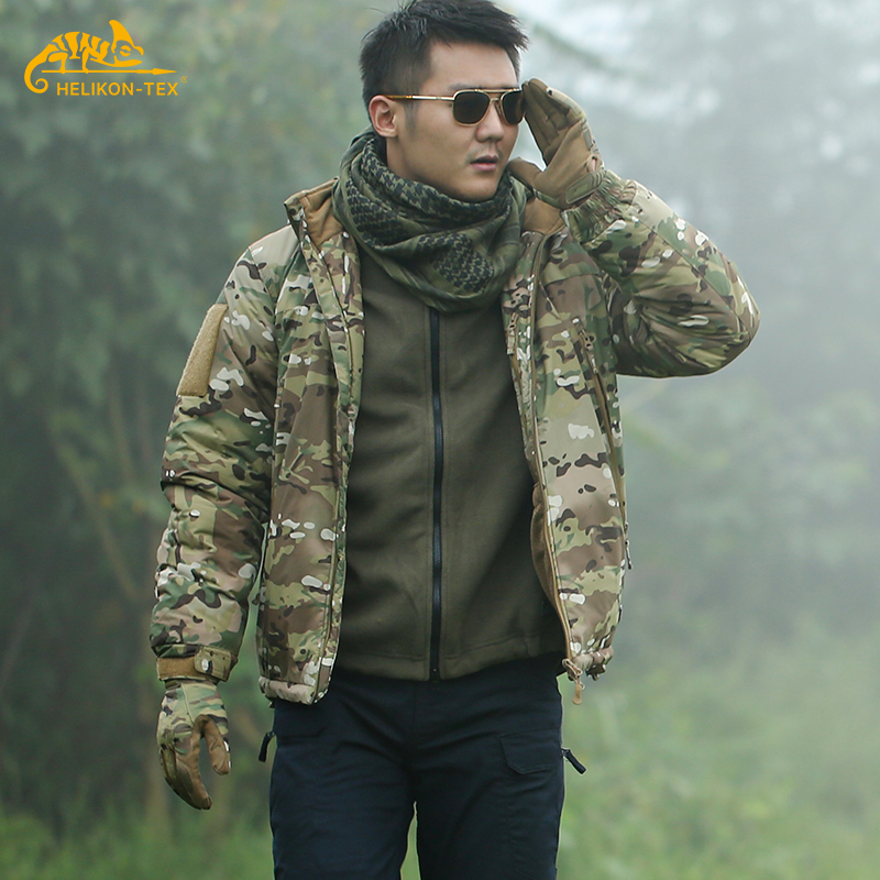 赫利肯L7户外登山服男防水C棉