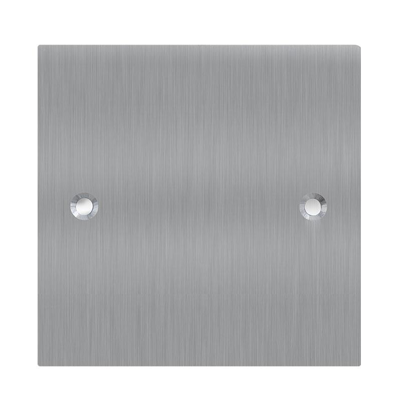 86不锈钢盖板超薄白色空白面板底盒堵洞盲板黑色防火耐高温遮挡片