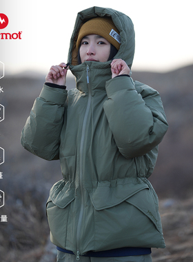 MARMOT土拨鼠Dima男女同款迪马羽绒派克服大衣户外防水保暖外套