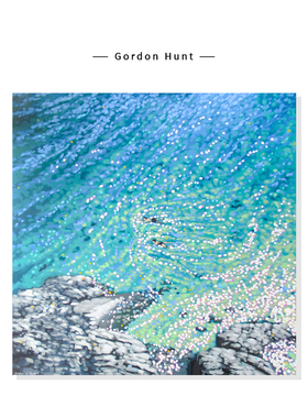 【Gordon Hunt】海洋风景插画蓝色系治愈游泳复刻艺术装饰挂画芯