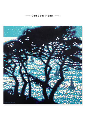 【Gordon Hunt】一帆风顺海洋风景插画蓝色系复刻艺术装饰挂画芯
