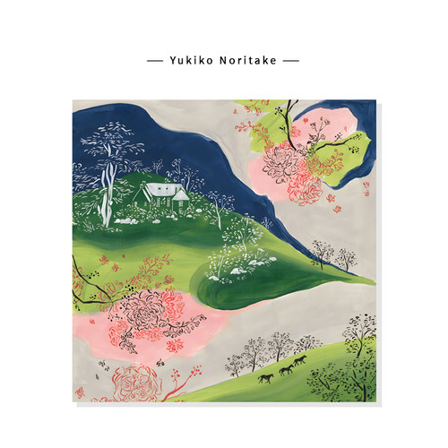 【Yukiko Noritake】法式中古花卉插画风景治愈ins艺术复刻挂画芯