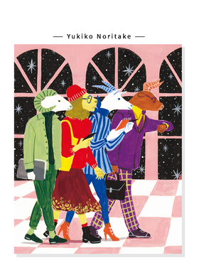 【Yukiko Noritake】拟人十二星座插画高级感趣味艺术复刻挂画芯