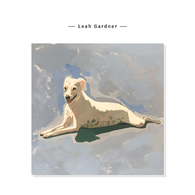 【Leah Gardner】清新治愈系小狗简约奶油风复刻艺术装饰挂画芯