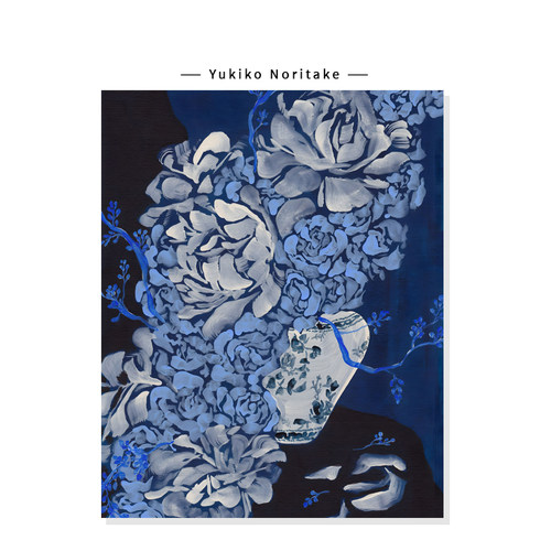 【Yukiko Noritake】法式中古花卉插画复古治愈ins艺术复刻挂画芯