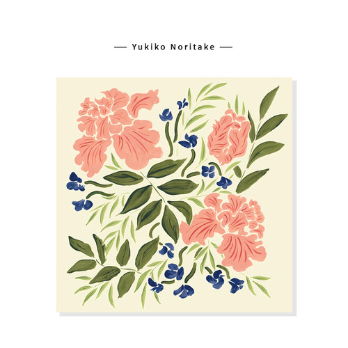 【Yukiko Noritake】法式中古花卉插画风景治愈ins艺术复刻挂画芯