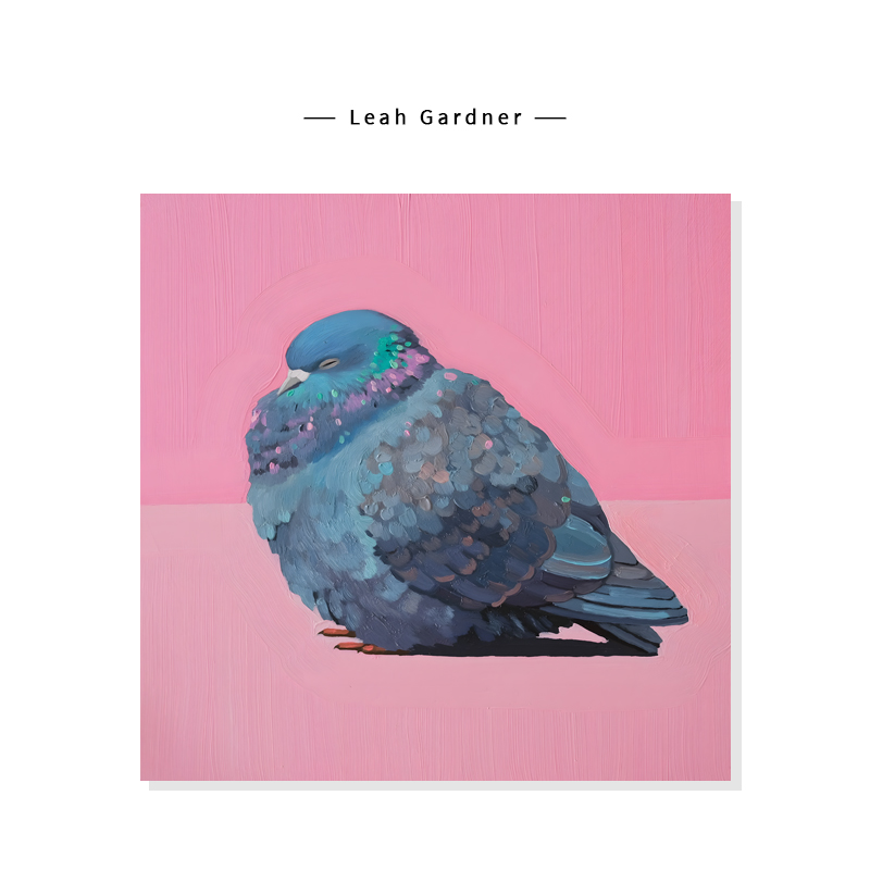 【Leah Gardner】清新治愈系小鸟简约奶油风复刻艺术装饰挂画芯