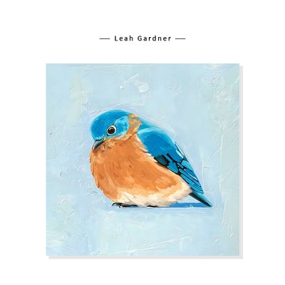 【Leah Gardner】清新治愈系小鸟简约奶油风复刻艺术装饰挂画芯