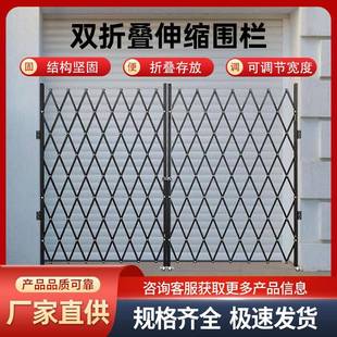工厂定制可折叠伸缩门推拉门货梯防护栅栏庭院商铺家用轻便通风