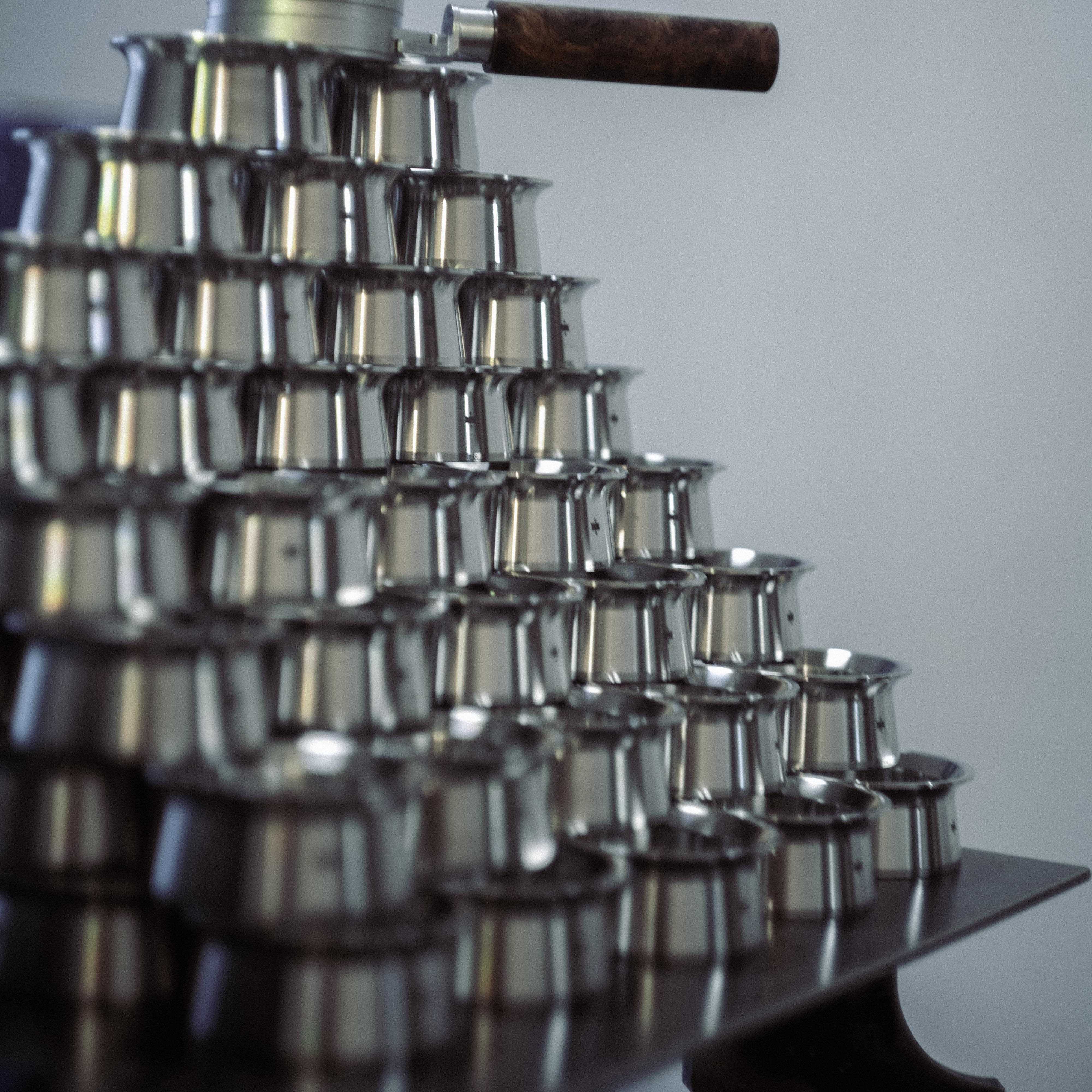 STB×Espresso丨原创设计58mm磁力接粉环丨304不锈钢磁力布粉环