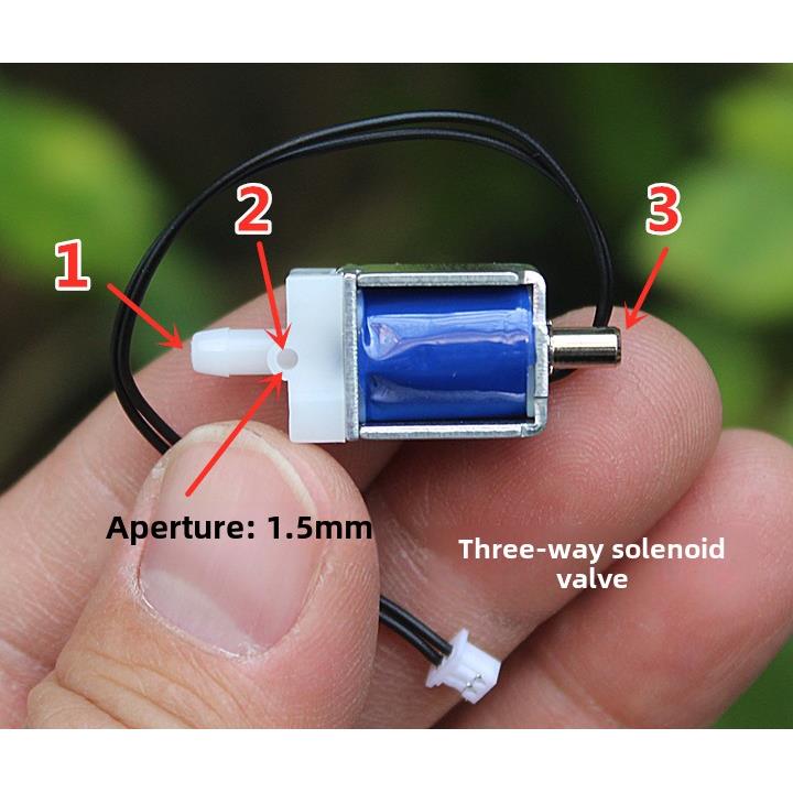 直流电磁阀溢流阀电子仪表微型进排气阀Dc3.7V