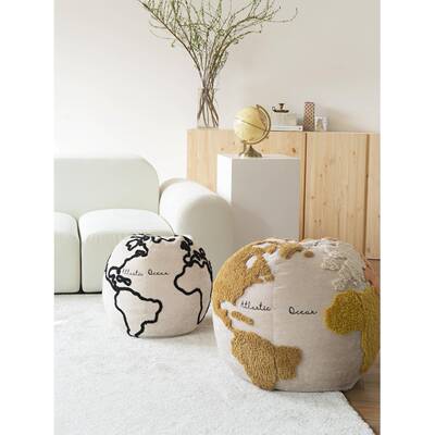 Coolercolour原创设计地球坐墩沙发凳脚凳卧室儿童房成人懒人沙发