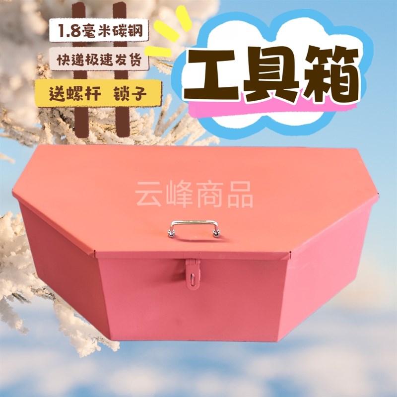 叉车工具箱龙工尾箱后备箱配重铁箱子合力杭州工作手提Y箱专用加