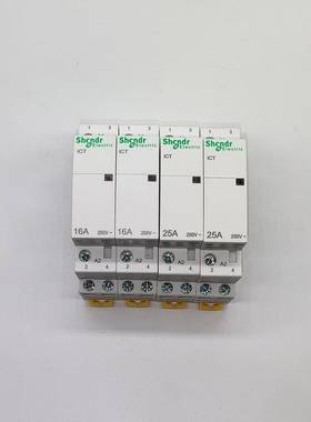 建筑用ICT交流接触器2P 16A 25A 2NO模数化A9C20732 A9C22712