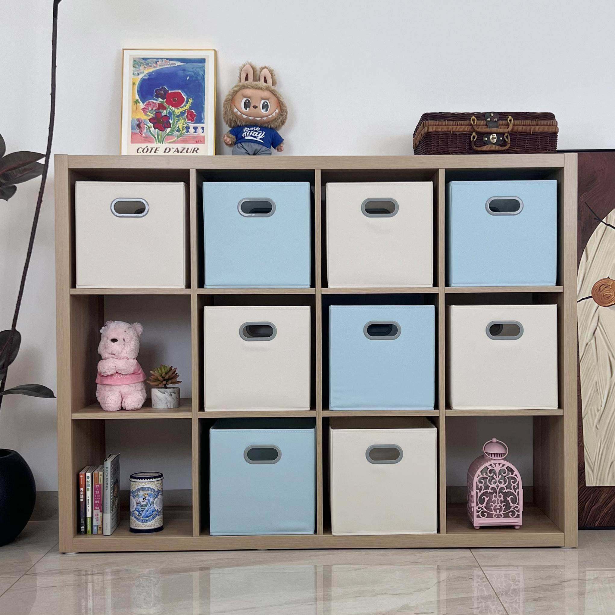 收纳布艺收纳箱家用衣物整理箱学生宿舍柜子柜书架储物箱收纳盒,收纳整理,收纳箱,淘宝优惠券,粉丝福利购,淘宝优惠卷