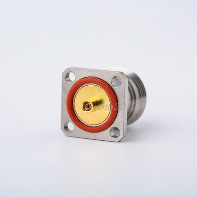 N(M)-KFB2G不锈钢配接RG405防水母头N-KFB3G四孔法兰配RG141线