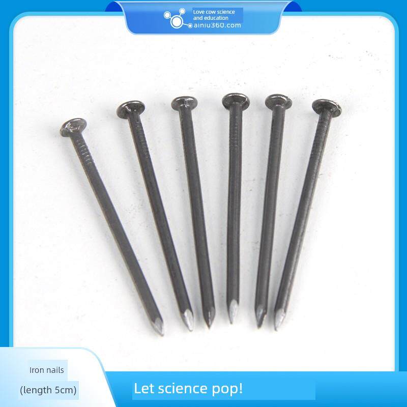 小学科学电磁专用铁钉10cm/5cm实验工具电磁类教学仪器