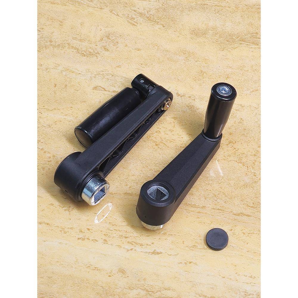 摇手柄手摇把机床升降转动可折叠方孔圆孔四方口尼龙摇动手柄旋转