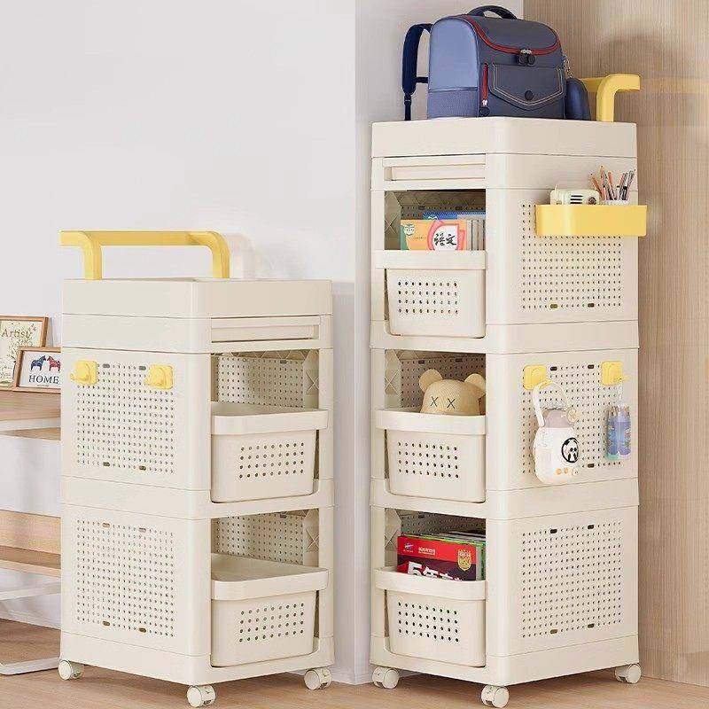 瑞典宜氏家居书包置物架多层家用放书可移动小推车抽拉式整理架,收纳整理,整理架/置物架/收纳架,淘宝优惠券,粉丝福利购,淘宝优惠卷