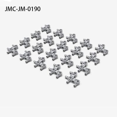 中鸣 带角连接马蹄销积木零件 机器人配件系列JMC-JM-0190