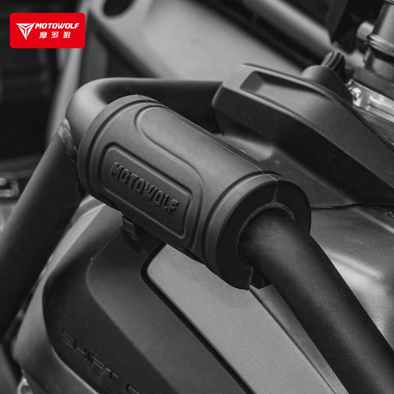 机车保险杆保护块护杠防摔球防撞耐磨改装机车防护杠通用防摔块