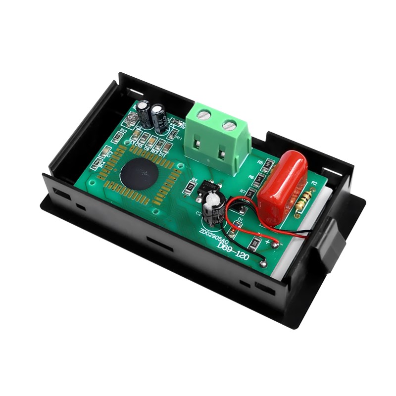 液晶数显交流电压表220v380v110v电压测量O显示屏数字表头绿色背