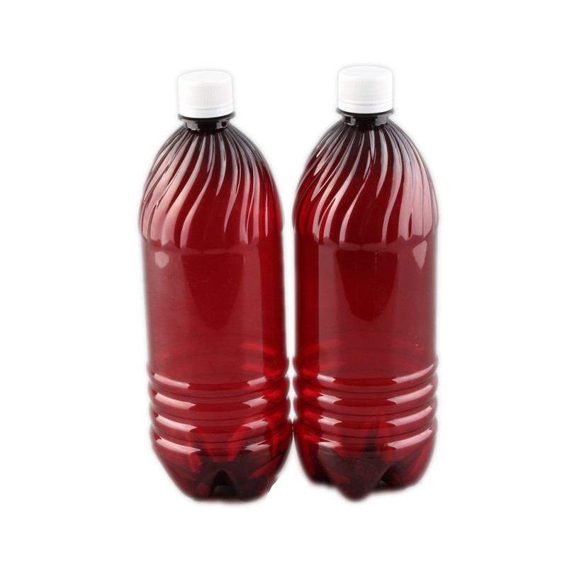 1升啤酒瓶棕色2斤塑料瓶果汁瓶透明啤酒空K瓶汽水瓶红酒瓶1L饮料