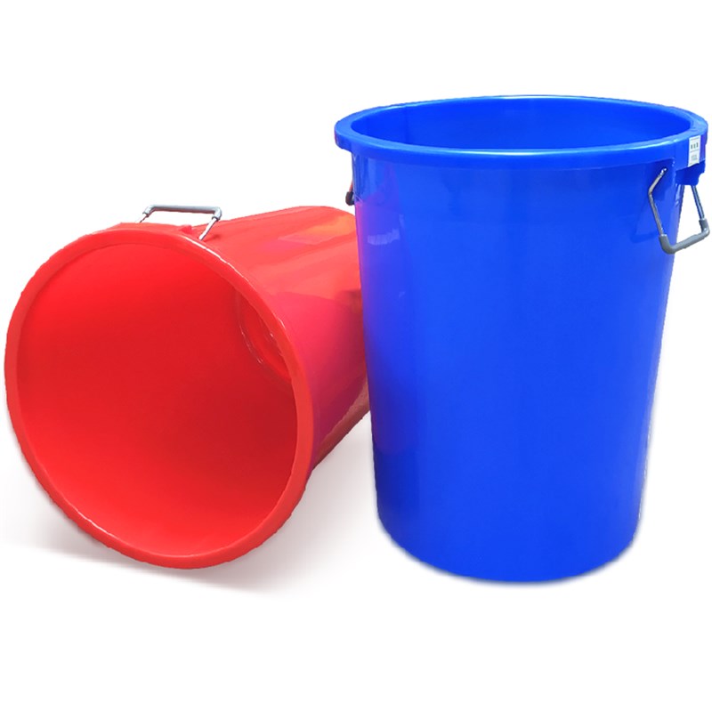塑料大桶圆形家i用大容量桶加厚超大号储水桶加厚带盖红桶发酵胶