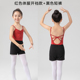 儿童芭蕾舞连体服女童舞蹈练功服C分体短裤 黑色夏吊带中国舞形体