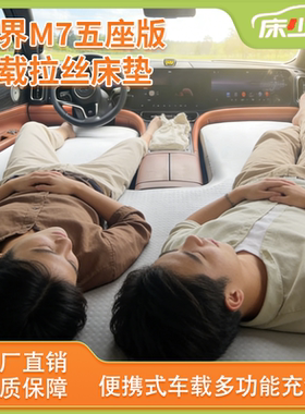 小鹏G9车载拉丝充气床垫汽车前排床车上长途主副驾驶躺平睡觉神器