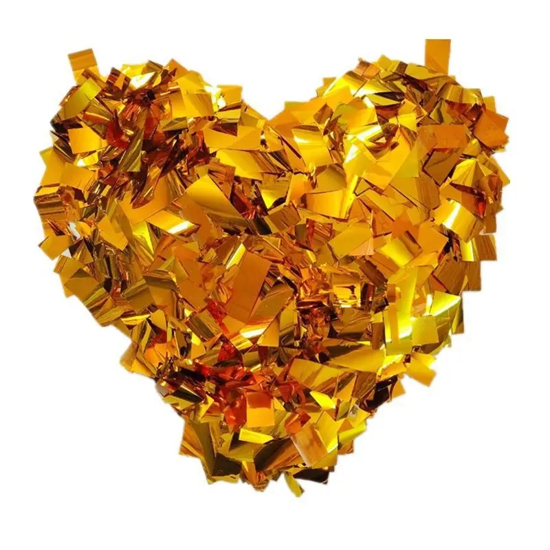 机金色亮片婚庆舞台用品开业花瓣礼花填充物彩纸彩带碎片