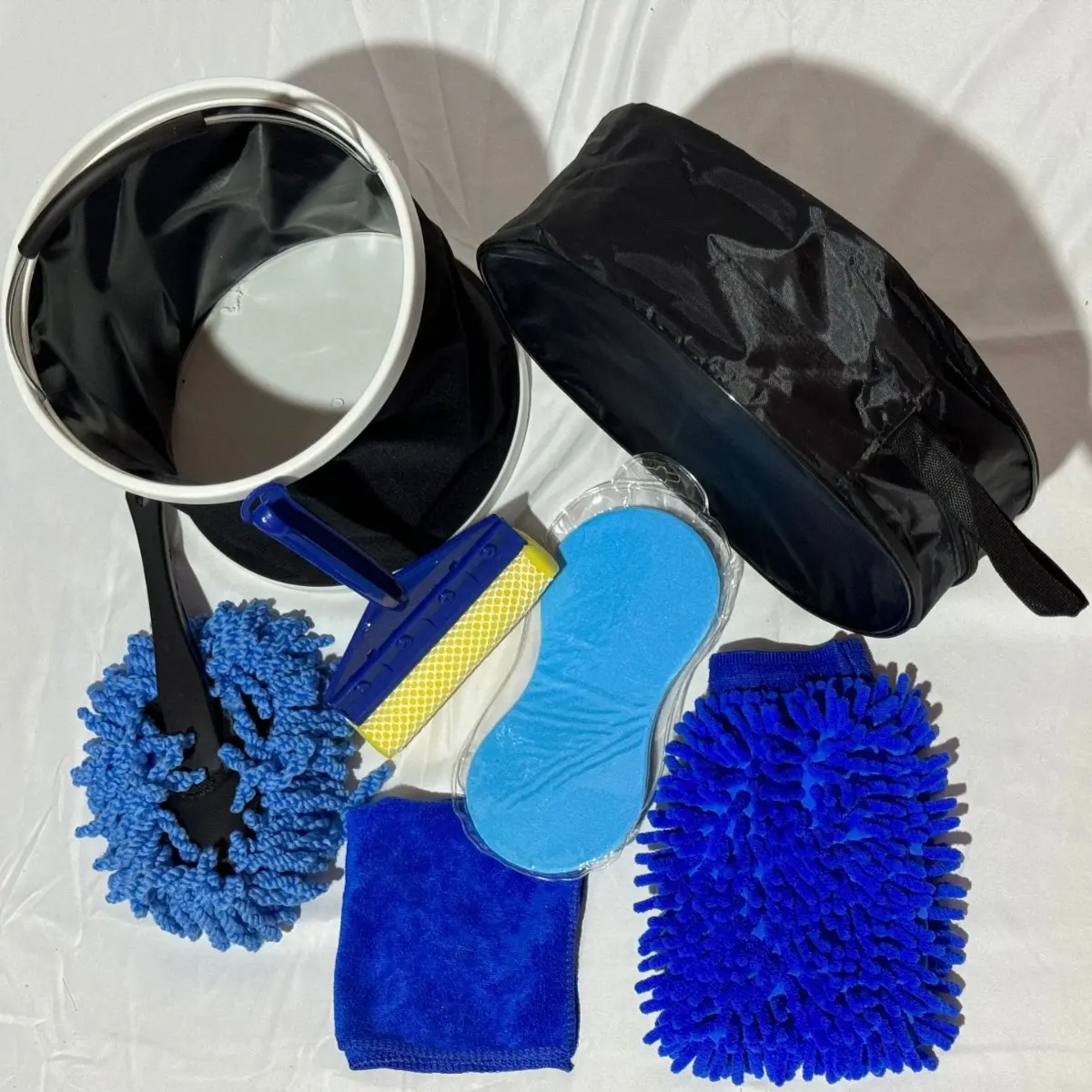 新款7件套洗车大号水桶收纳包洗车玻璃清洗套装洗车工具套装