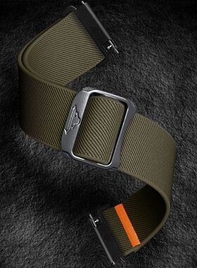 vivo watch5智能手表表带适用123代GT新款弹力尼龙牛头扣替换带