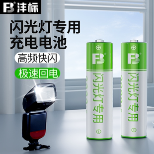 沣标5号充电电池闪光灯专用大容量套装 智能快充AA五号镍氢1.2V